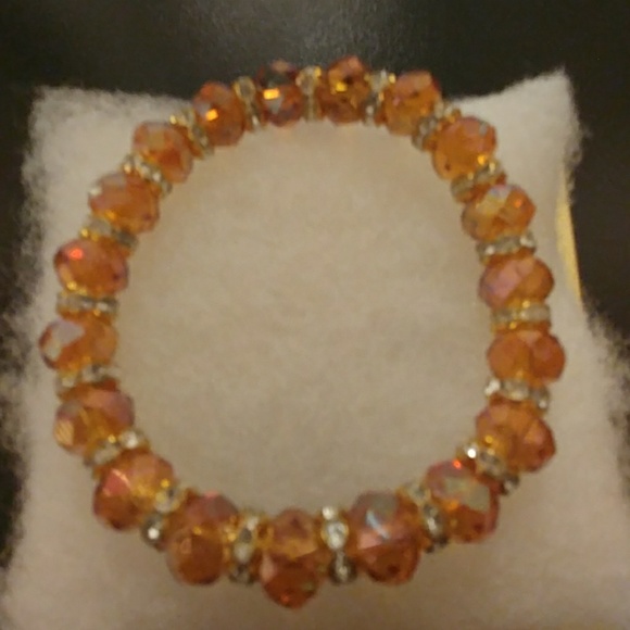 Sunset Metallic Crystal Bracelet - Picture 3 of 8